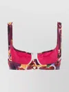 Reina Olga Stretch Nylon Bikini Top With Adjustable Straps