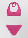 Reina Olga Fuchsia Stretch Nylon Pilou Set Bikini