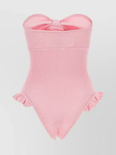 Reina Olga Stretch Nylon Swimsuit Laila In Pink