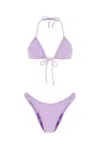 Reina Olga Lilac Stretch Nylon Bikini In Purple
