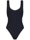 Reina Olga Ruby Scrunch Swimsuit In Black