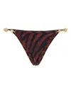 Reina Olga Pretend Stretch Nylon Splash Bikini Bottom