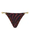 Reina Olga Pretend Stretch Nylon Splash Bikini Bottom