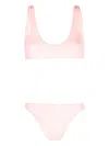 Reina Olga Light Pink Coolio Bikini Set In Pink