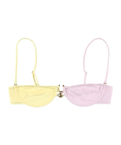 REINA OLGA TWO-COLOR BIKINI TOP