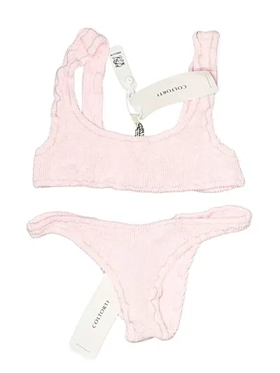 Reina Olga Two Piece Swimsuit In Pink