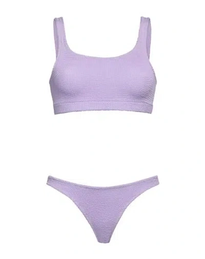 Reina Olga Woman Bikini Lilac Size Onesize Polyamide, Elastane In Purple