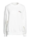 Reina Olga Woman Sweatshirt Cream Size S/m Cotton In White