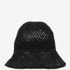 Reinhard Plank Black Mesh Bucket Hat In Black