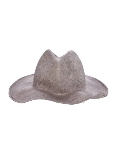 Pre-owned Reinhard Plank Fedora Hat In Purple