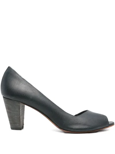 Reinhard Plank Peep-toe Block-heel Pumps