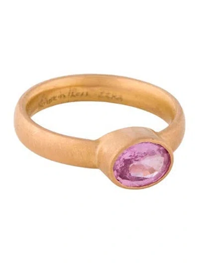 Pre-owned Reinstein Ross 22k 1.37ct Sapphire Cocktail Ring In Multi