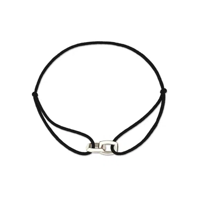 Reis Jewellery Men's Perfect Match Bracelet - White In Black