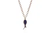 Reis Jewellery Women's Blue / Rose Gold Allegro Fish Sapphire In Multi
