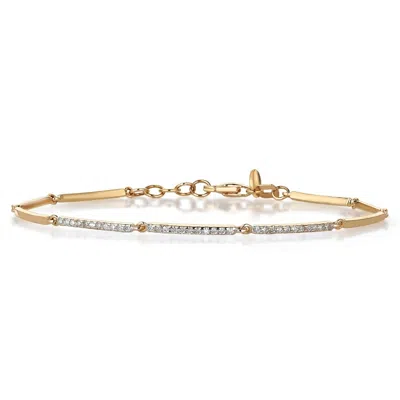 Reis Jewellery Women's Caklit Line Bracelet - Yellow Gold