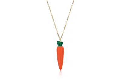Reis Jewellery Women's Carrot Necklace - Rose Gold