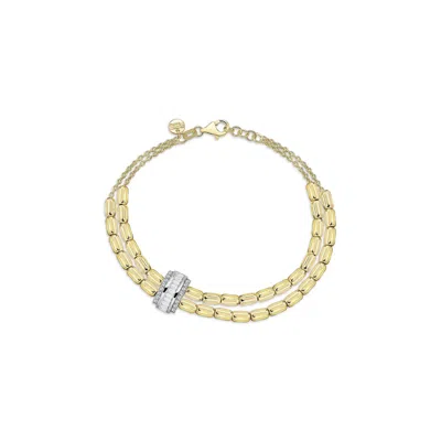 Reis Jewellery Women's Cybele Dia Bracelet - Yellow Gold