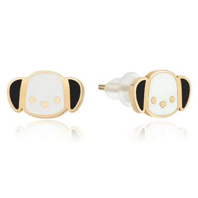 Reis Jewellery Women's Dog Earrings - Rose Gold