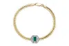 Reis Jewellery Women's Gold Arte Emerald Bracelet In Gold