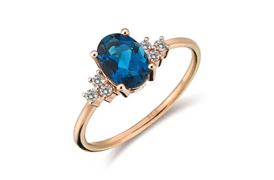Reis Jewellery Women's Gold / Blue Ala Blues - Gold In Gold/blue