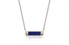 Reis Jewellery Women's Gold / Blue Sapphire Line Necklace In Multi