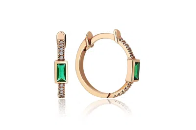 Reis Jewellery Women's Gold Cemre Peridot Earrings