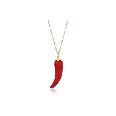 Reis Jewellery Women's Gold Napoli Rosso In Red