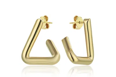 Reis Jewellery Women's Gold / Yellow Delta Earrings -  Gold