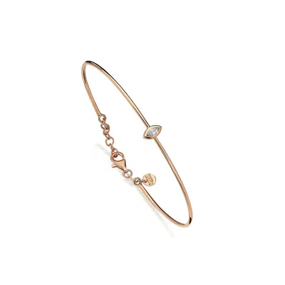 Reis Jewellery Women's Markiz Diamond Bracelet - Rose Gold