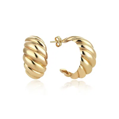 Reis Jewellery Women's Mon Cher Gia Earrings - Yellow Gold