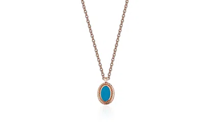 Reis Jewellery Women's Rose Gold / Blue Corallo Mai - Rose Gold In Multi