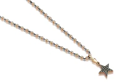 Reis Jewellery Women's Rose Gold Bold Star Necklace