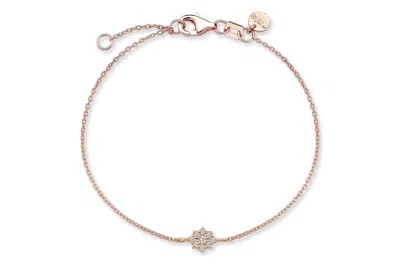 Reis Jewellery Women's Rose Gold Cemre Diamond Bracelet In Pink