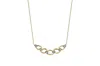 Reis Jewellery Women's Rose Gold Connection Necklace Brown In Gray