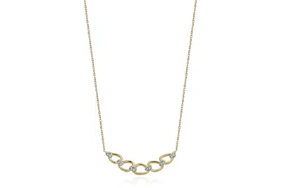 Reis Jewellery Women's Rose Gold Connection Necklace In Metallic