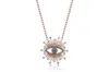 Reis Jewellery Women's Rose Gold Debut Eye Diamond Necklace In Gold