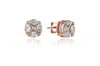 Reis Jewellery Women's Rose Gold Marquise Feraye Diamond Earring In Gold