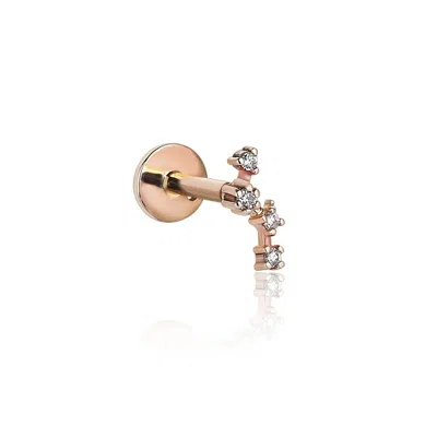 Reis Jewellery Women's Rose Gold Matrix Piercing
