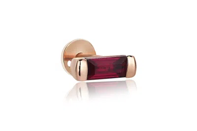 Reis Jewellery Women's Ruby Line Tragus / Rose Gold