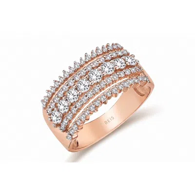 Reis Jewellery Women's The Grand Queen - Rose Gold