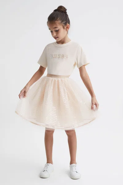 Reiss Kids' Charlotta In Pale Pink