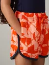 Reiss Multi Josanna 9-13 Yrs Cotton Graphic-print Quilted Shorts