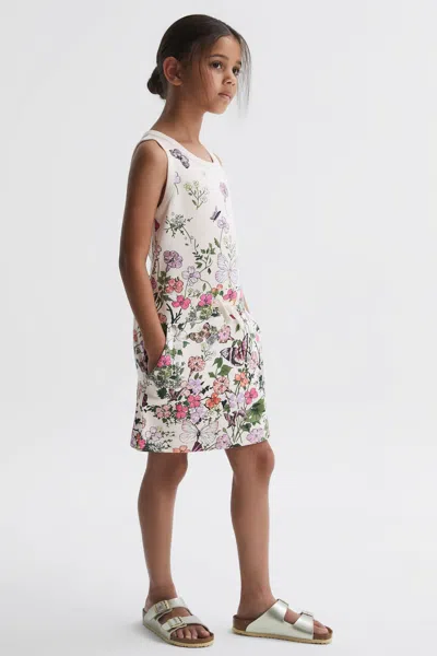 Reiss Raina In Pink Print