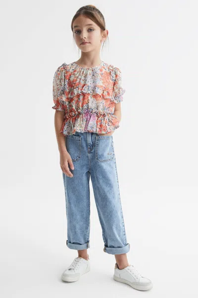 Reiss Kids' Hester In Pink Print