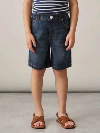 Reiss Kids' Blue 9-13 Yrs Knee-length Denim Shorts