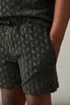 Reiss Kids' Dark Sage Textured Towelling Shorts