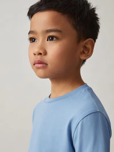 Reiss Dusty Blue Crew-neck T-shirt
