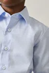 Reiss Soft Blue Slim-fit Cotton Shirt