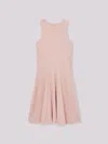 Reiss Pink 13-14 Yrs Jersey Ruched Skater Dress In Pink