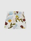 Reiss Multi Printed Drawstring-waist Shorts In White